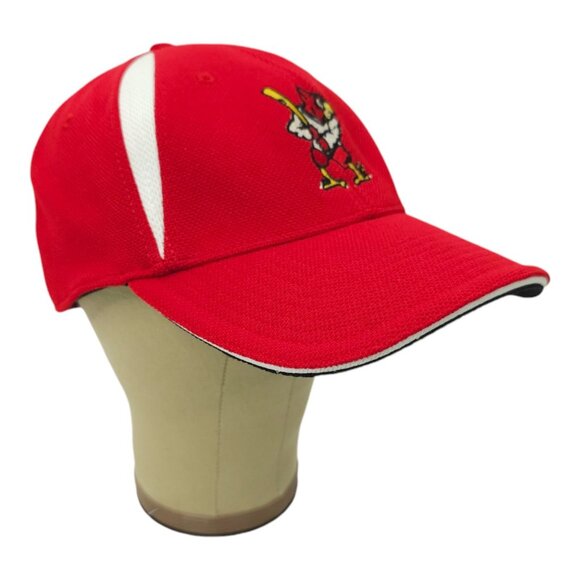 Louisville Cardinals ProFlex Fitted L/XL Cap Embroidered Logo Louie Baseball Hat - Picture 3 of 13